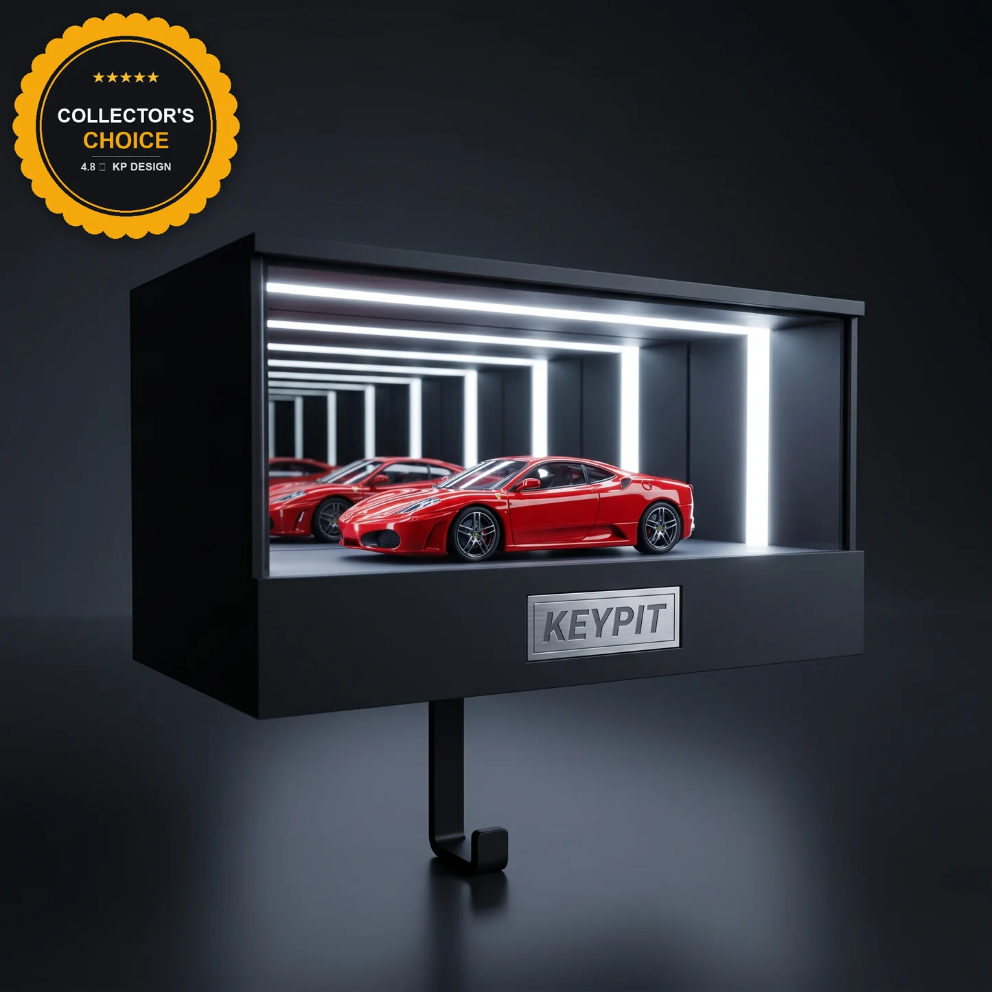 LED Anahtarlık ve Model Araç Sergi Kutusu